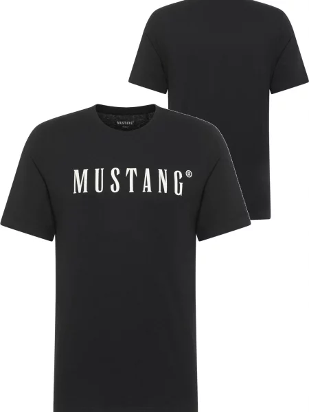 Koszulka dla mężczyzn Mustang czarna