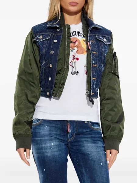 Geacă de blugi Dsquared2 verde