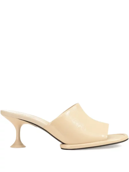 Papuci tip mules Sergio Rossi din piele