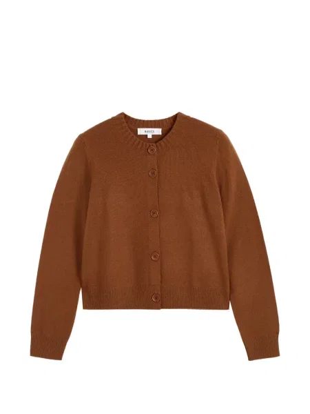 Cardigan Chinti & Parker cu decolteu rotund maro