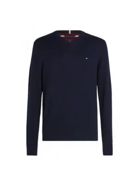 Tommy Hilfiger Sweter Granatowy niebieski