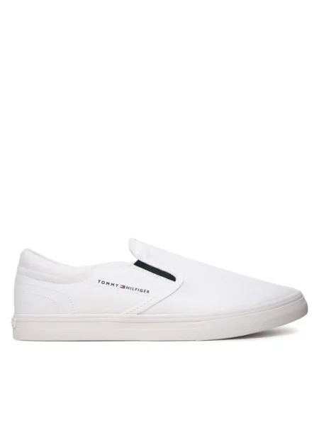 Teniși Tommy Hilfiger Vulc Core alb