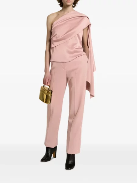 Pantaloni Alberta Ferretti roz