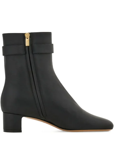 Členkové čižmy Ferragamo čierna