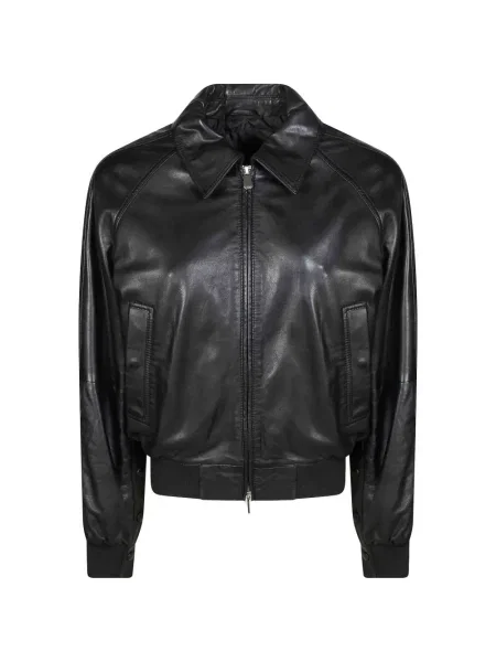 Kołnierzykowy kurtka bomber Pinko czarny