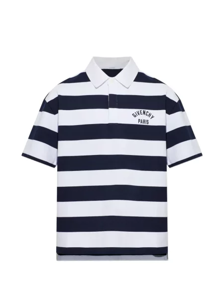 Tricou polo Givenchy cu imagine alb