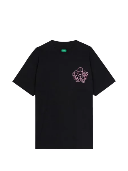 Tricou Flâneur cu model floral negru