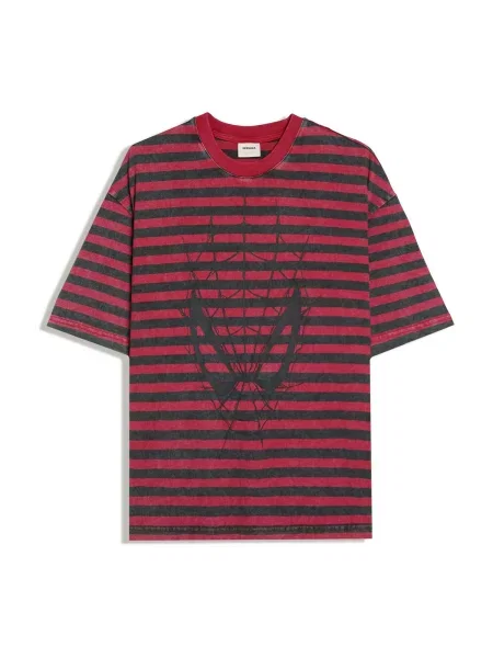 Bershka Tričko SPIDERMAN červená čierna