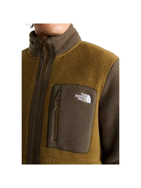 Pánska fleecová mikina The North Face Yumiori Full Zip caraway seed/ne zelená