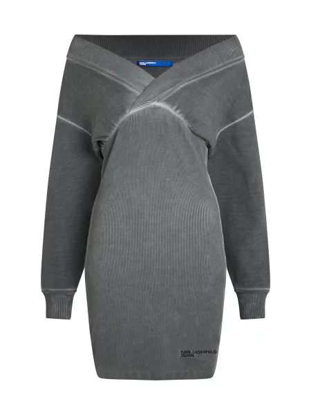 KARL LAGERFELD JEANS Rochie gri negru