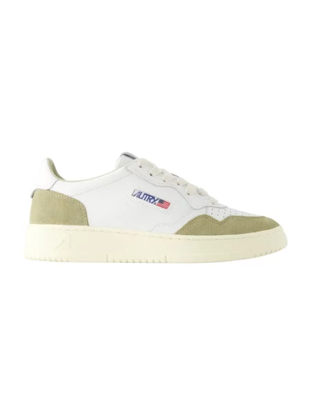Sneakersy Autry zamszowe białe