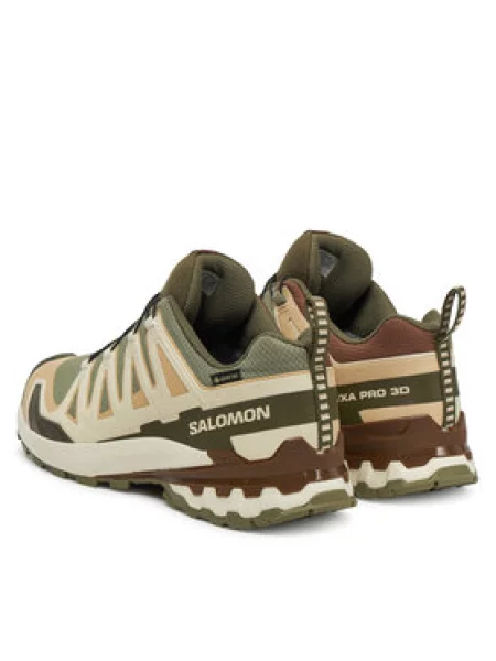 Salomon Trekingová obuv Xa Pro 3D V9 Gore-Tex zelená
