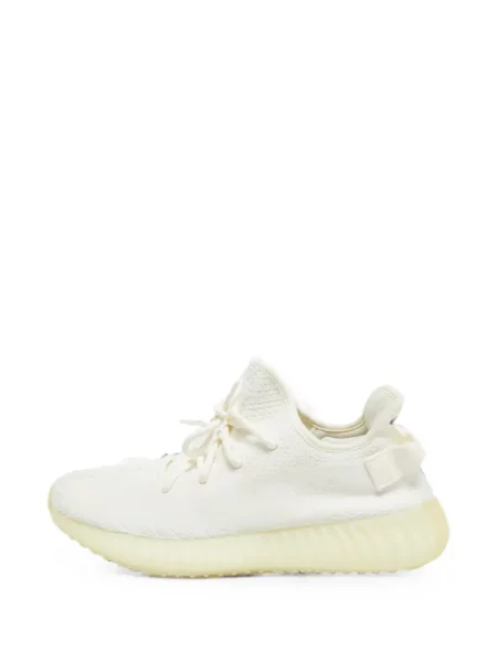 Sneakerși Adidas Yeezy tricotate alb