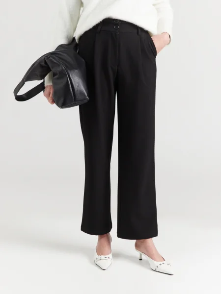 ABOUT YOU Pantaloni cutați Colleen' negru