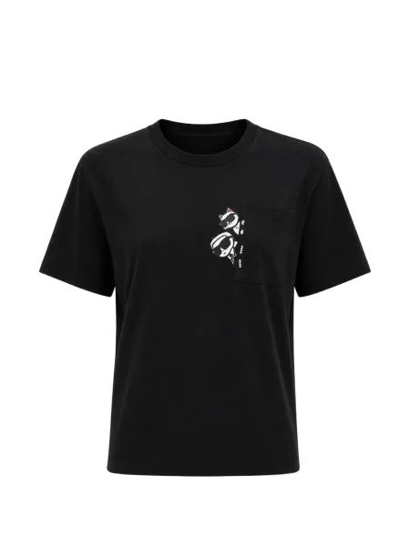Tricou Karl Lagerfeld cu imagine negru