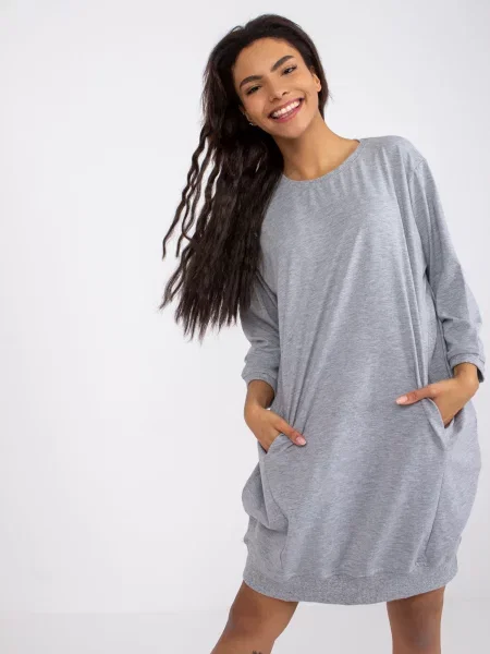 Rochie Fashionhunters de costum gri