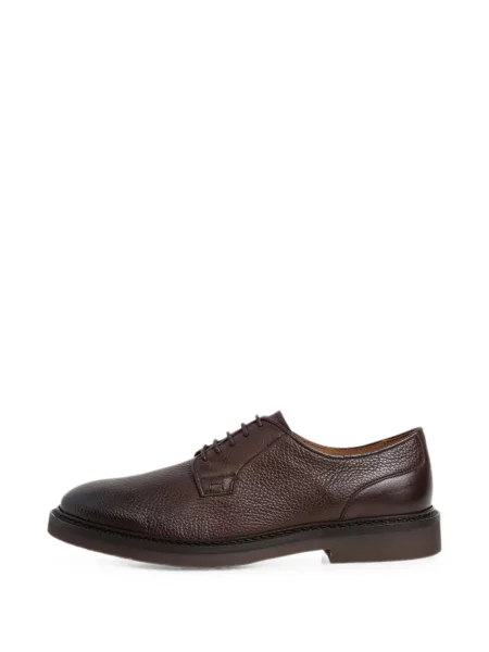 Pantofi derby Hackett London din piele maro