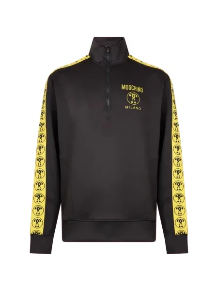 Hanorac cu fermoar Moschino cu imagine negru