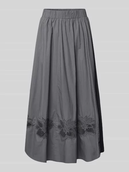 Długa spódnica z obszyciem koronką Luisa Cerano