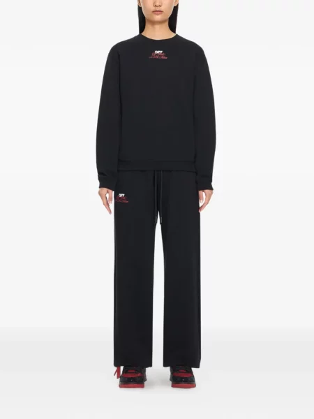 Hanorac Off-white cu imagine alb