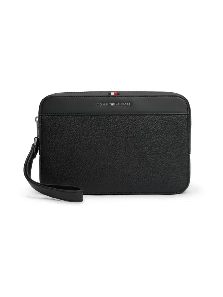 TOMMY HILFIGER Geantă de umăr CENTRAL' negru