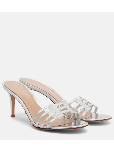 Papuci tip mules Gianvito Rossi din piele