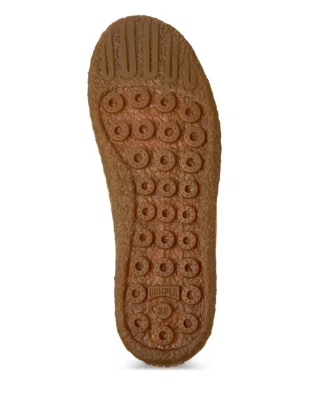Botine Camper cu șireturi din piele de căprioară maro