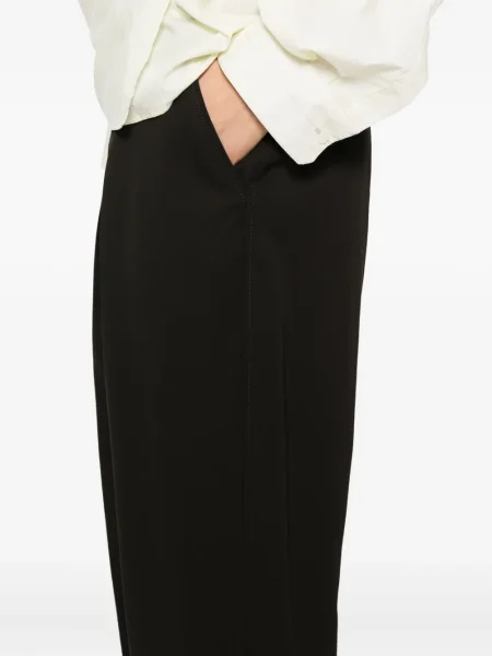 Pantaloni Lemaire plisate maro