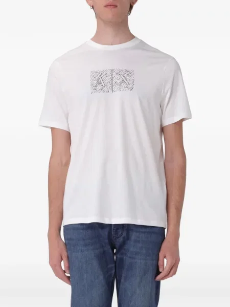 Majica Armani Exchange s printom bijela