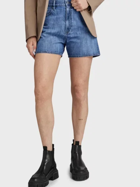 Короткі джинсові шорти G-star Raw сині