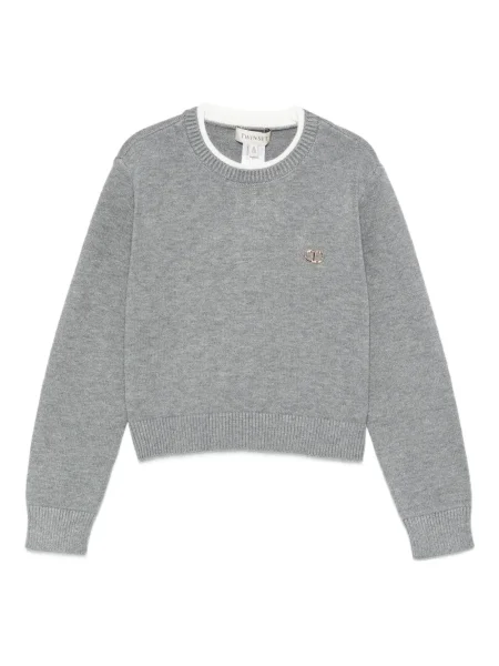 Sweter dziecięcy Twinset szary