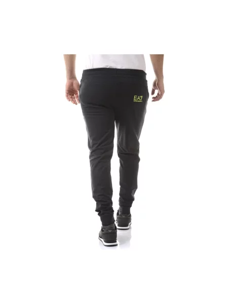 Spodnie dresowe Emporio Armani Ea7 niebieskie
