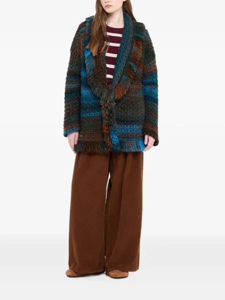 Cu centură cardigan Alanui maro