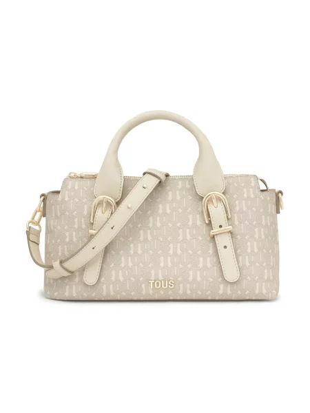 Tous torebka BUCKLES SILHOUETTE beżowy