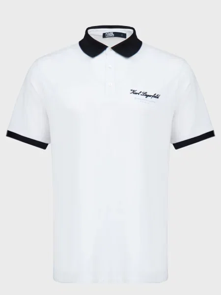 Поло Karl Lagerfeld белое