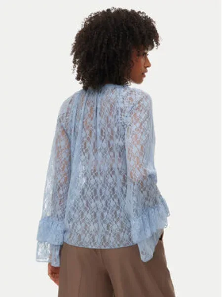 Vero Moda Bluza Loulou Svetlo modra