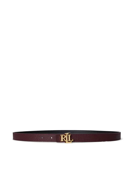 Nadrágszíj LAUREN RALPH LAUREN Bordó