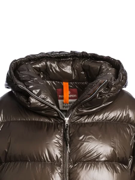 Palton Parajumpers cu glugă maro