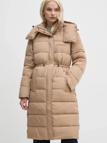 Calvin Klein Зимно палто бежов