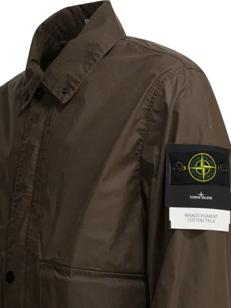 Palton Stone Island cu strasuri maro