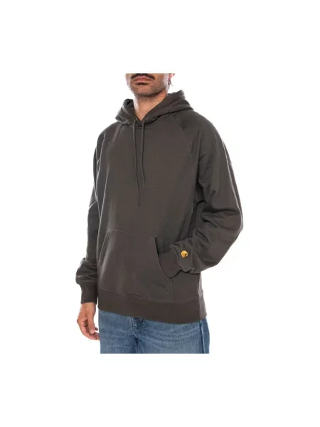 Bluza z kapturem Carhartt Wip z kapturem zielona