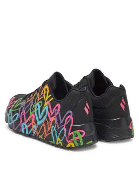 Skechers Tenisice Uno Lite-Spread The Love crna