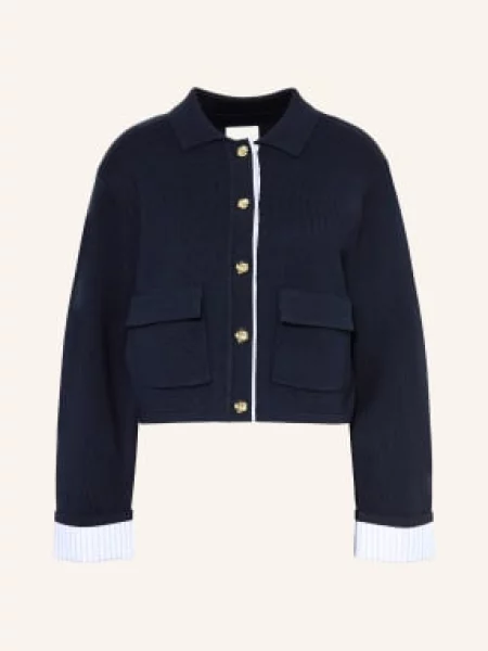 Sandro Kardigan blau biały