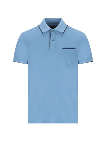 Tricou polo Loro Piana albastru