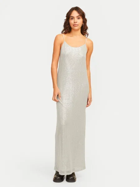 JJXX Rochie cocktail Mia argintiu