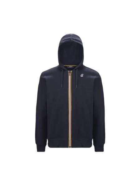 Bluza z kapturem K-way z kapturem niebieska