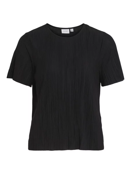 VILA Tricou VIPlisa' negru