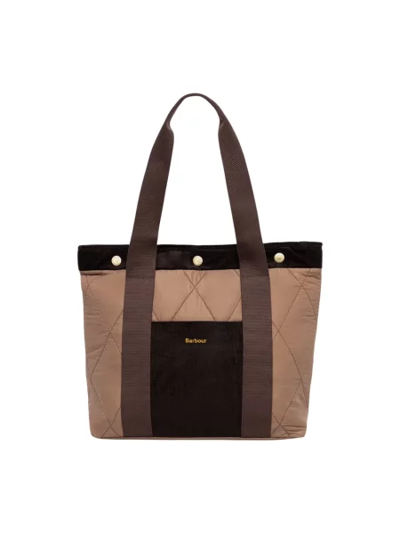 Barbour torebka tote Healy brązowa