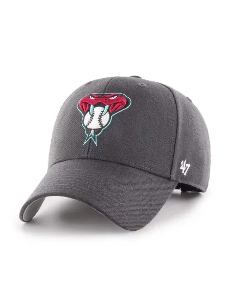 Шапка с козирка MLB Arizona Diamondbacks с апликация сиво