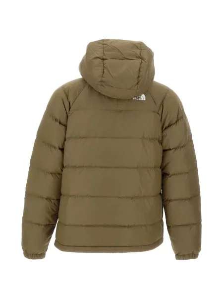Geacă The North Face cu glugă maro
